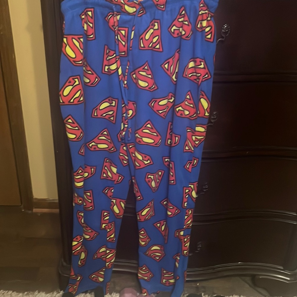 Original used Superman PJ pants